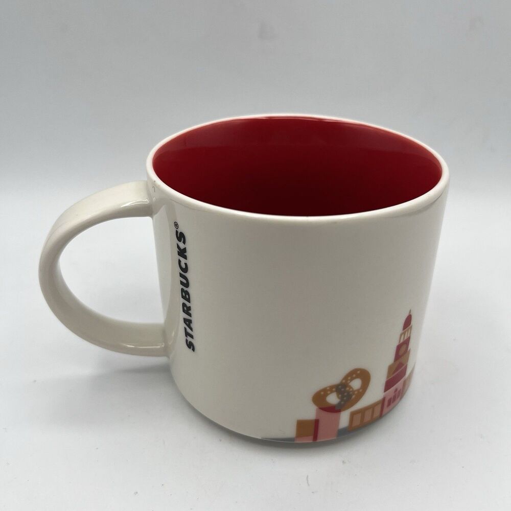 Starbucks You Are Here Collection Coffee Mug PHILADELPHIA 14 oz Red Philly 2014